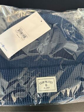 Club Pilates Navy Ribbed Beanie